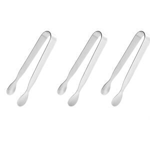 Mini Stainless Steel Serving Tongs Set – 3 Pack Buffet, Appetizers, Ice, Etc